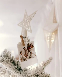 Online Beliani Albero natalizio innevato TOMICHI Bianco Bianco Nero Verde