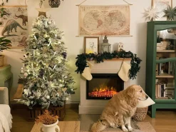 Online Beliani Albero natalizio innevato TOMICHI Bianco Bianco Nero Verde