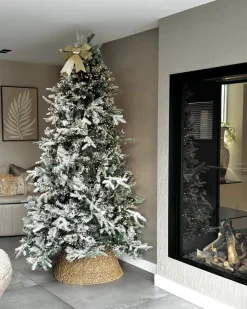 Online Beliani Albero natalizio innevato TOMICHI Bianco Bianco Nero Verde