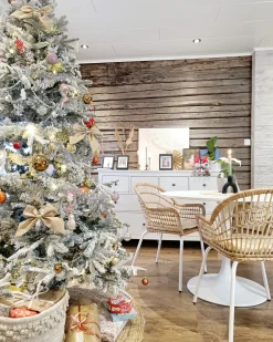 Online Beliani Albero natalizio innevato TOMICHI Bianco Bianco Nero Verde