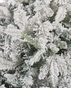Best Beliani Albero natalizio innevato TOMICHI Bianco Bianco Nero Verde