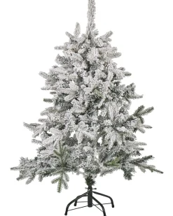 Best Beliani Albero natalizio innevato TOMICHI Bianco Bianco Nero Verde