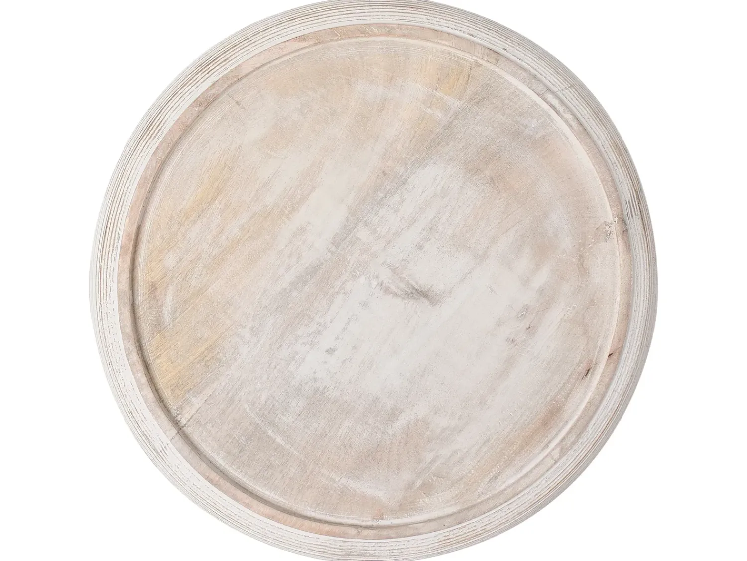 Discount Beliani Alzata per torta ZAGAZIG Legno di mango Marrone chiaro Bianco Marrone