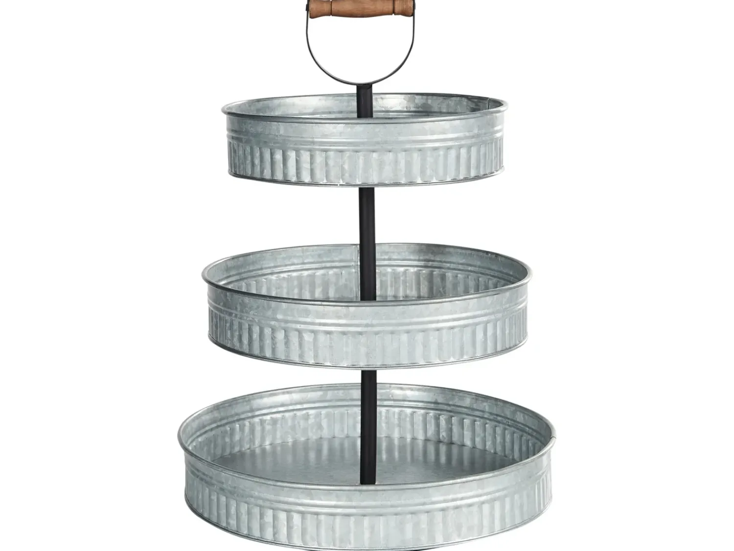 Hot Beliani Alzata per torte a 3 piani KOUIGN Argento Marrone Argento Nero