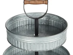 Hot Beliani Alzata per torte a 3 piani KOUIGN Argento Marrone Argento Nero