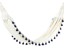 Best Beliani Amaca VERCELLI Cotone Blu scuro Beige Blu