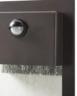 Beliani Applique a LED per esterni ELLIOT con sensore di movimento Nero