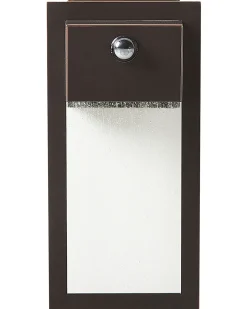 Beliani Applique a LED per esterni ELLIOT con sensore di movimento Nero