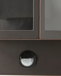 Hot Beliani Applique a LED per esterni FRUID con sensore di movimento Marrone