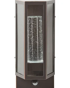 Hot Beliani Applique a LED per esterni FRUID con sensore di movimento Marrone