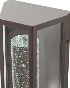 Hot Beliani Applique a LED per esterni FRUID con sensore di movimento Marrone
