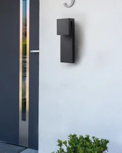 New Beliani Applique a LED per esterni LIMONLU Nero