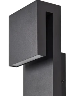 New Beliani Applique a LED per esterni LIMONLU Nero