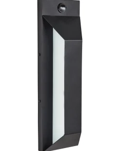 Clearance Beliani Applique a LED per esterni MAWZA con sensore di movimento Nero