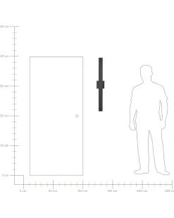 Hot Beliani Applique a LED per esterni MELGAM Nero