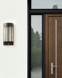 Hot Beliani Applique a LED per esterni PHEPPIE con sensore di movimento Nero