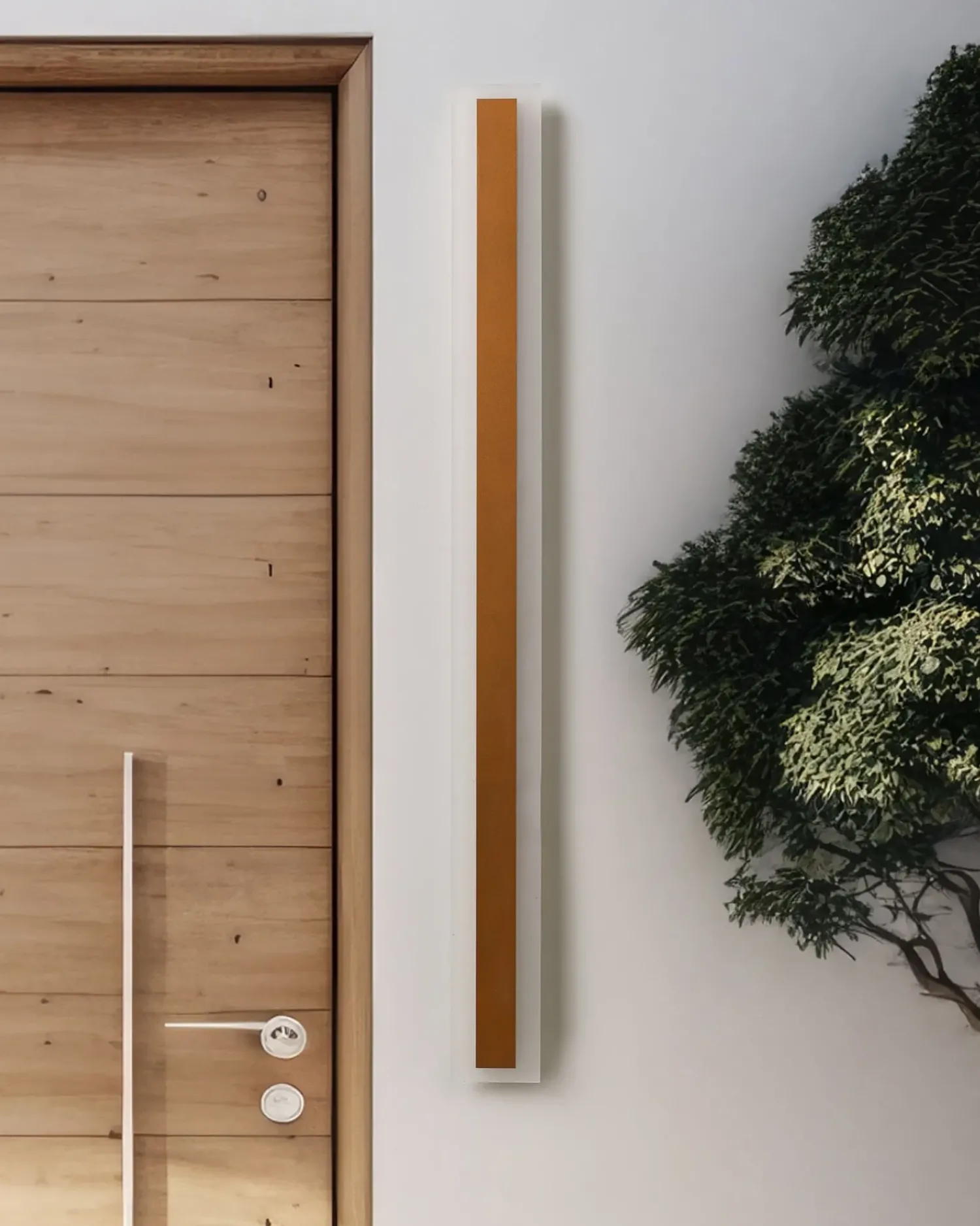 Clearance Beliani Applique a LED per esterni ROSALIE Oro Bianco Oro