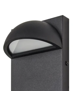 Beliani Applique a LED per esterni SAJUR Nero