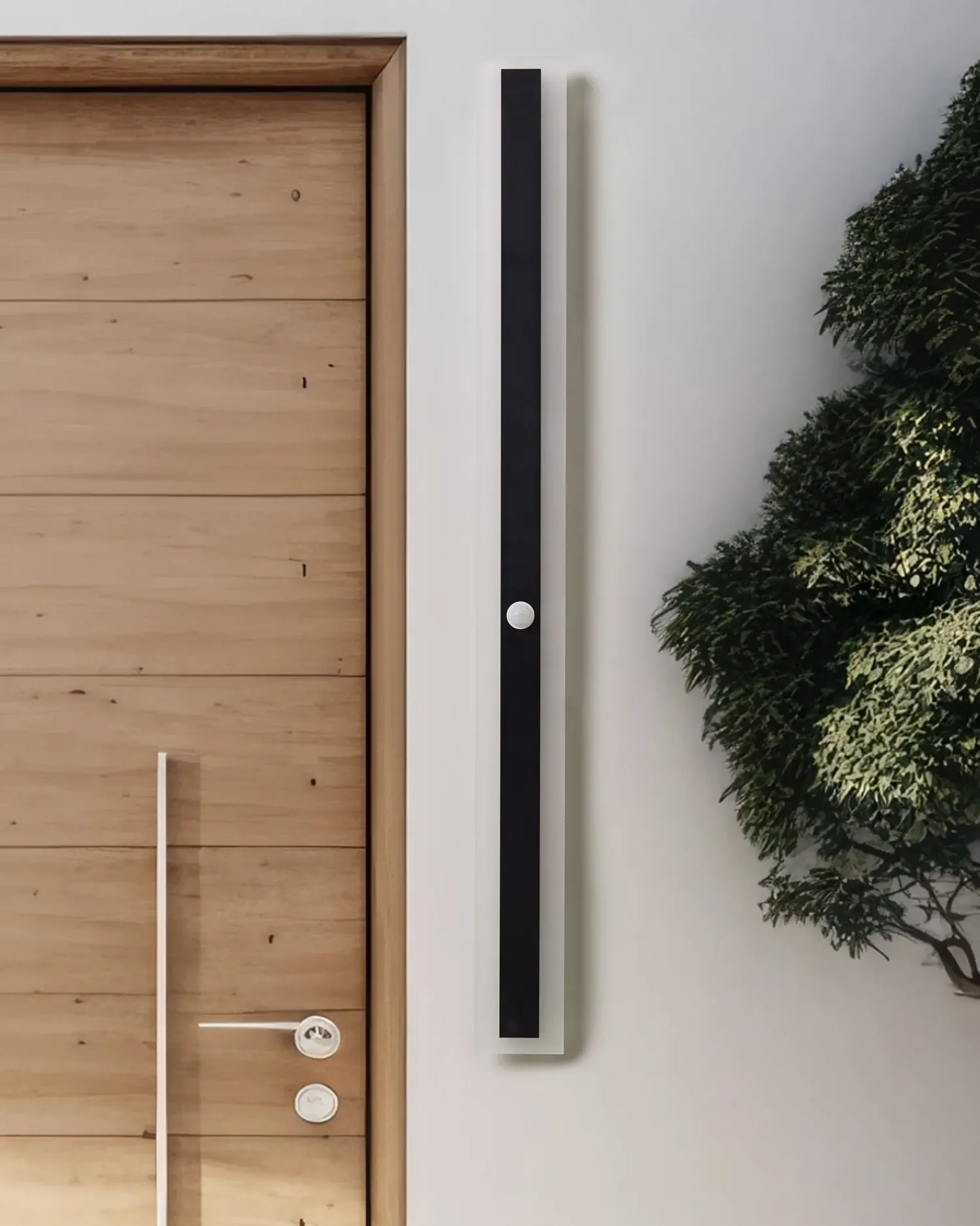 Outlet Beliani Applique a LED per esterni SAVANE con sensore di movimento Nero
