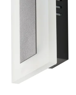 Outlet Beliani Applique a LED per esterni SAVANE con sensore di movimento Nero