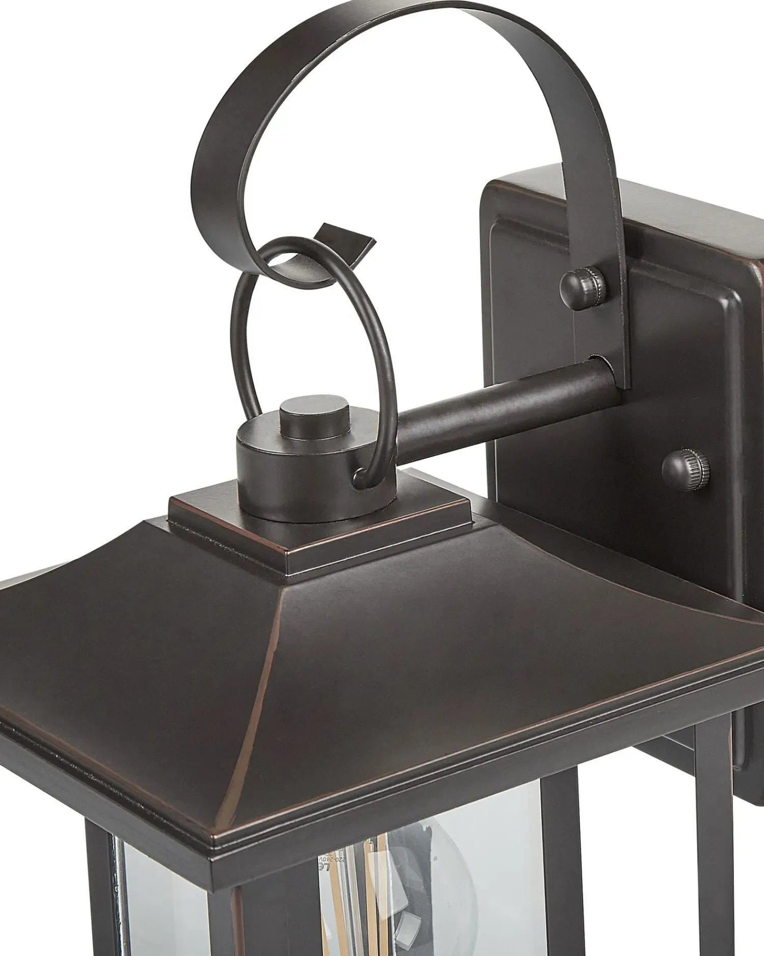 Clearance Beliani Applique a per esterni ALMOND Nero