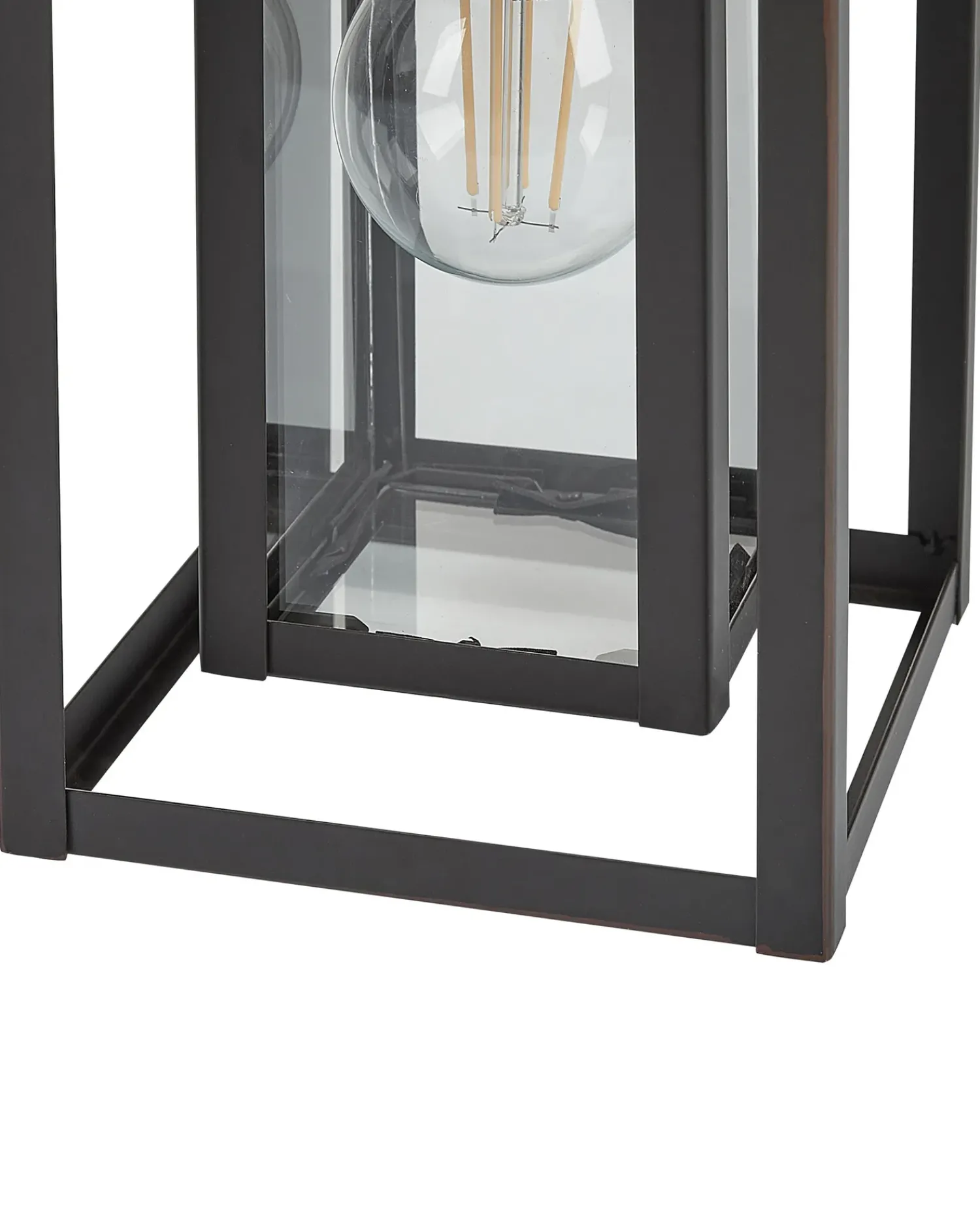 Clearance Beliani Applique a per esterni ALMOND Nero