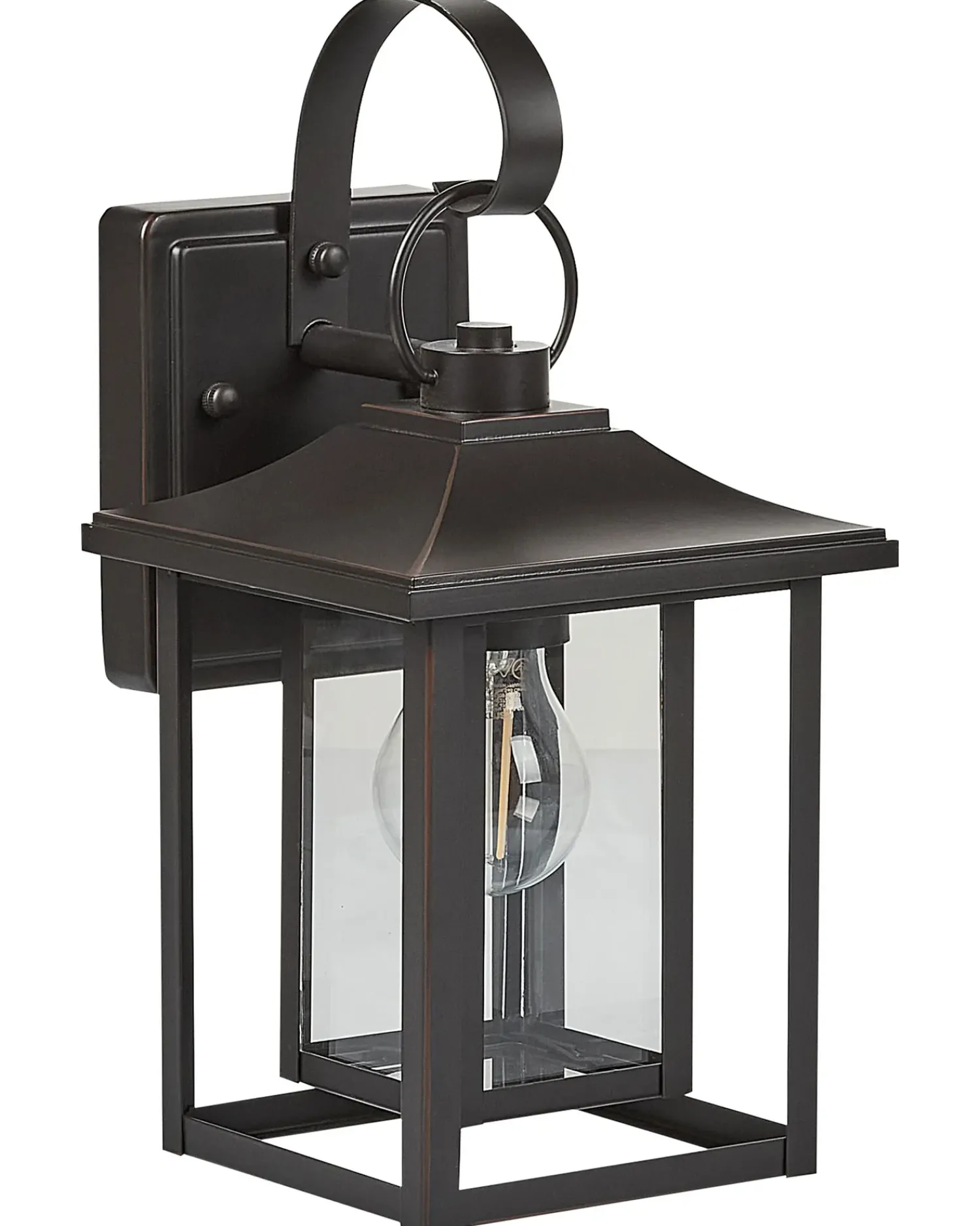 Clearance Beliani Applique a per esterni ALMOND Nero