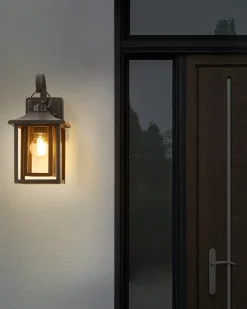 Clearance Beliani Applique a per esterni ALMOND Nero