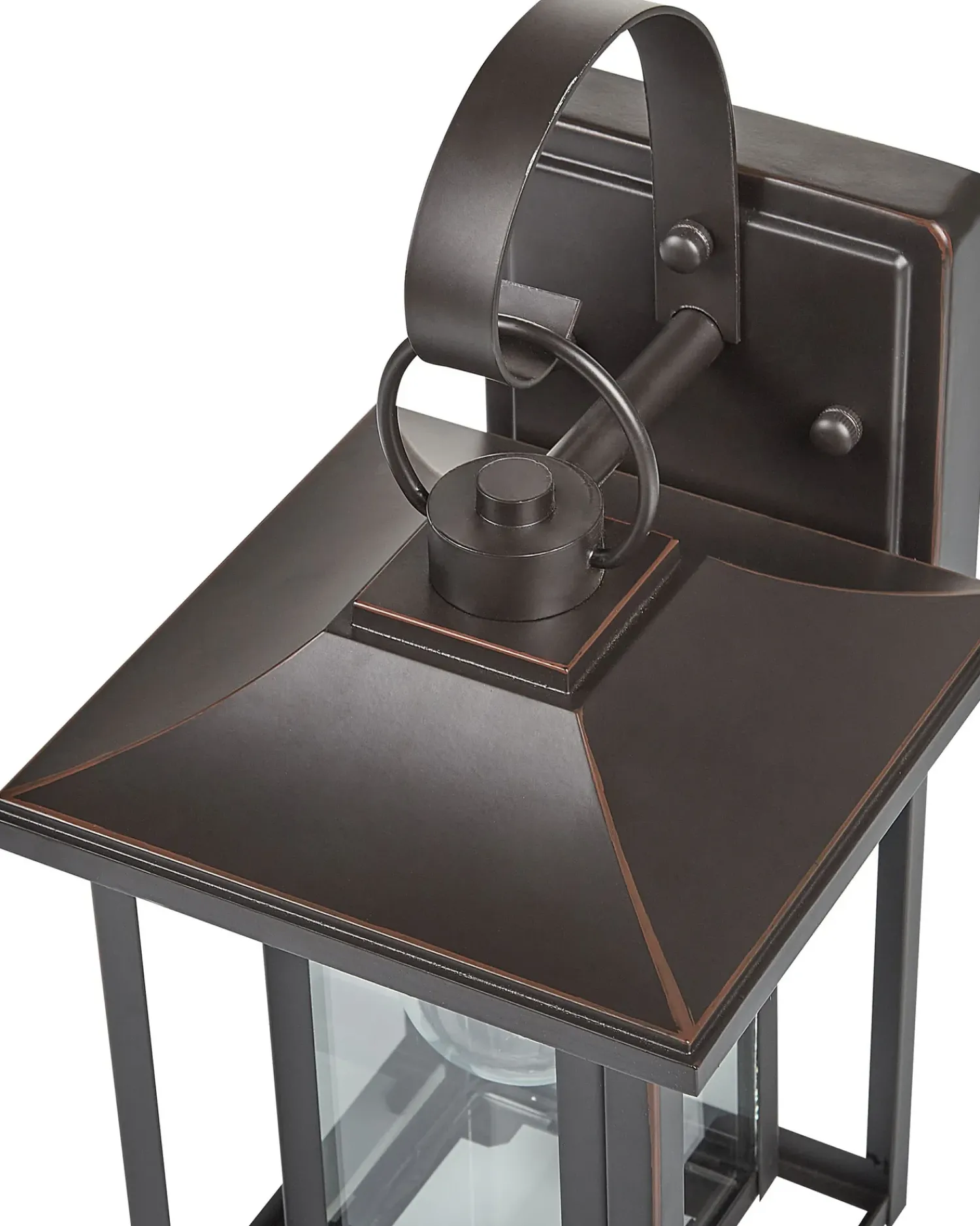 Clearance Beliani Applique a per esterni ALMOND Nero