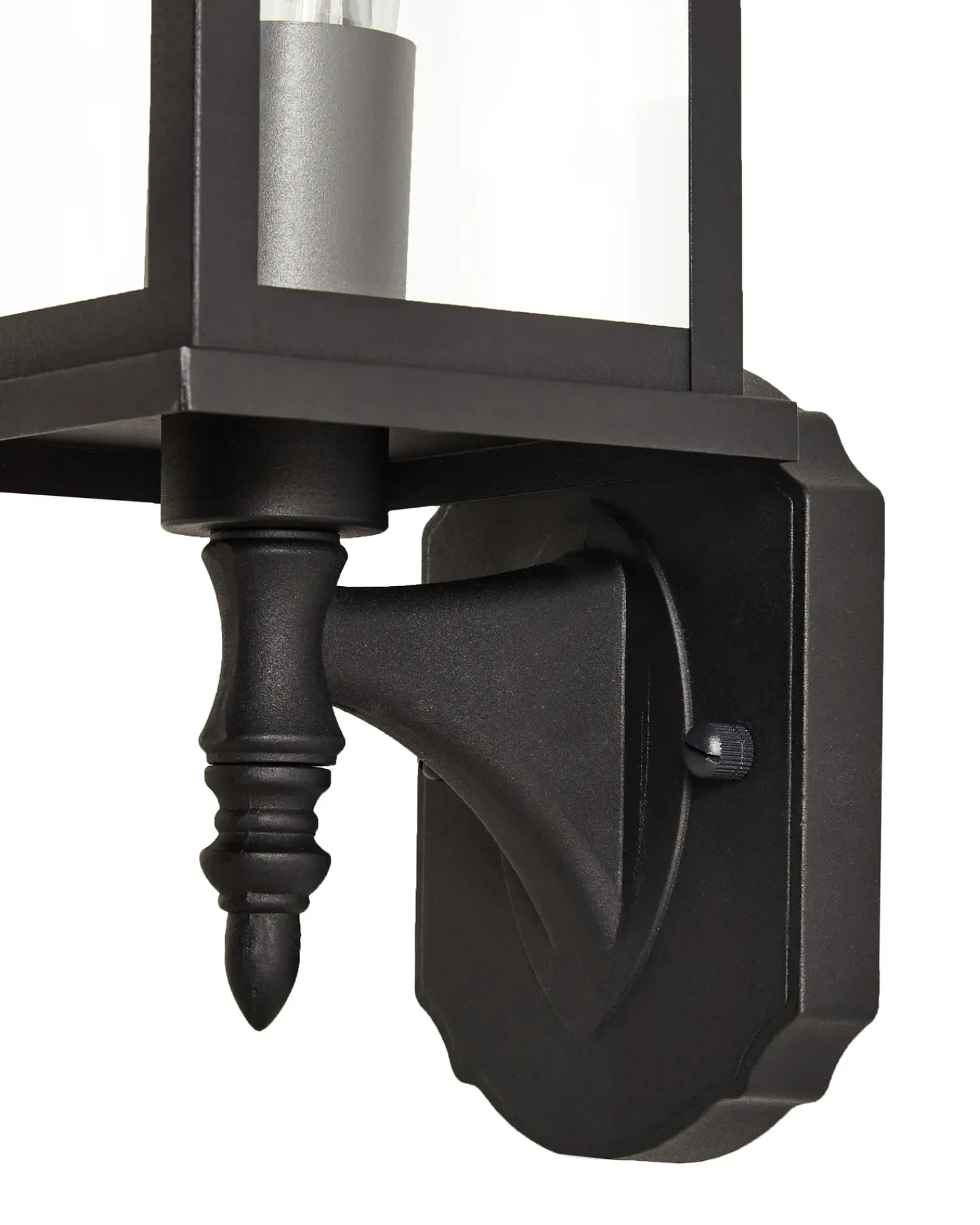 Clearance Beliani Applique a per esterni ANDAM Nero