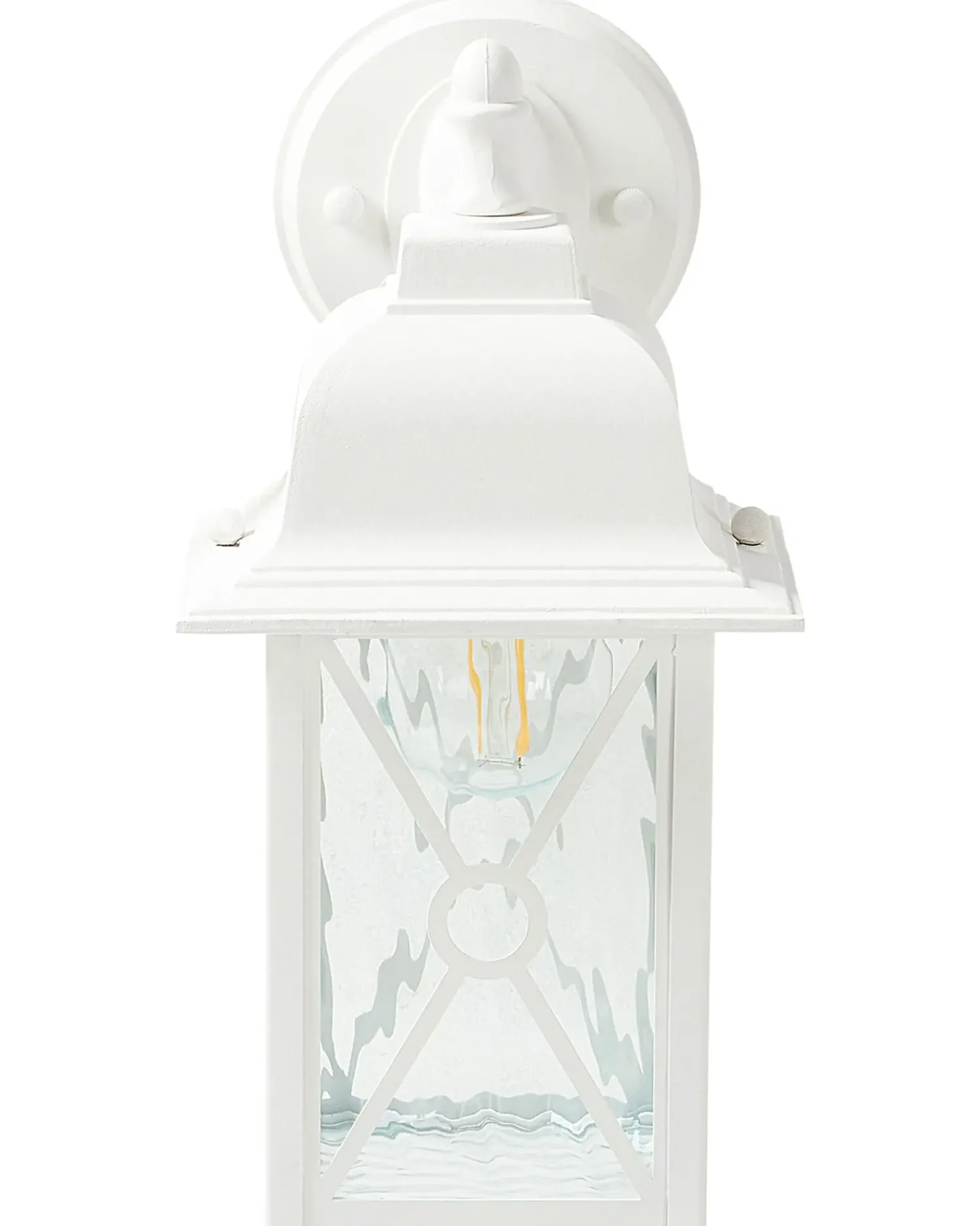 Outlet Beliani Applique a per esterni FINDON Bianco