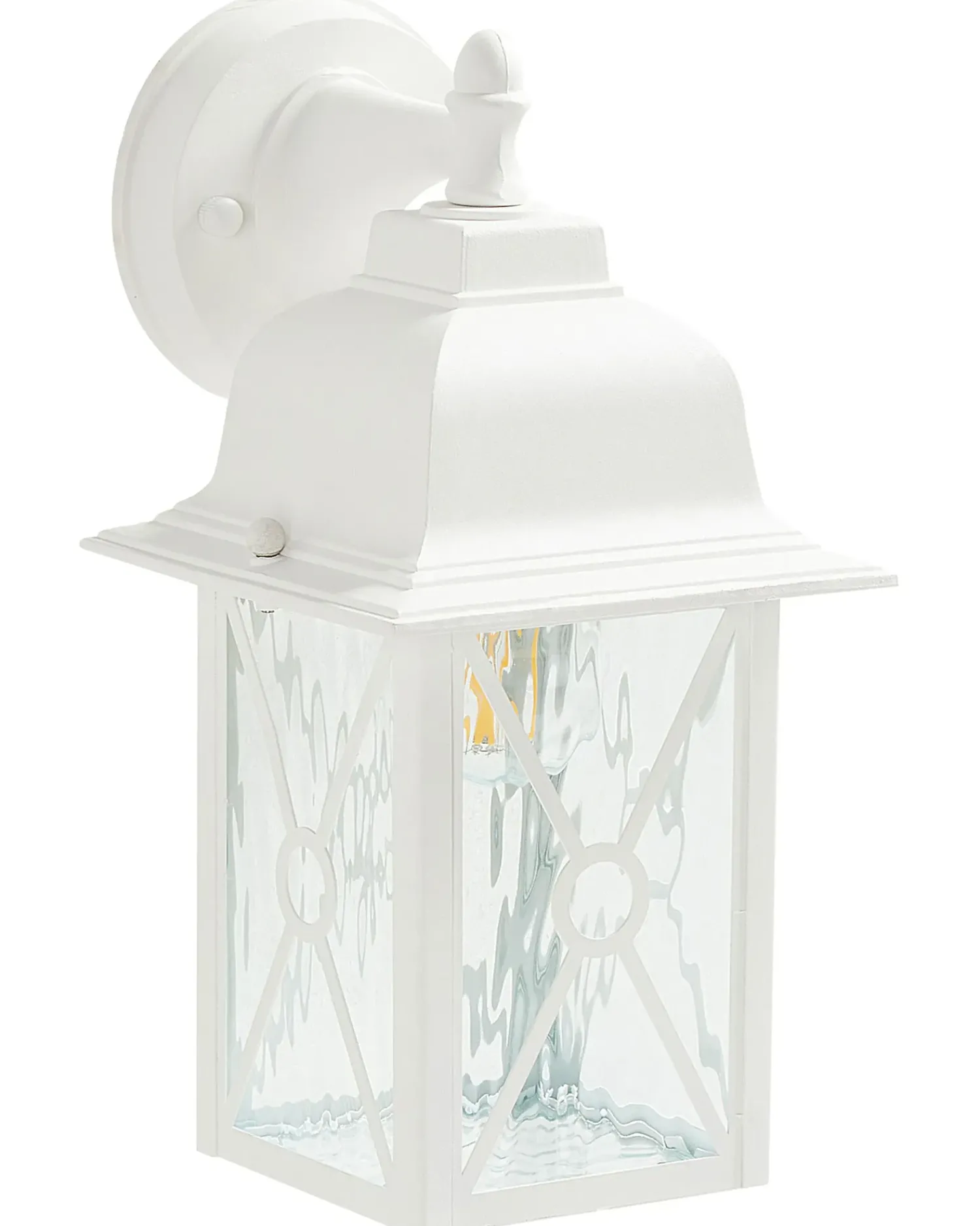 Outlet Beliani Applique a per esterni FINDON Bianco