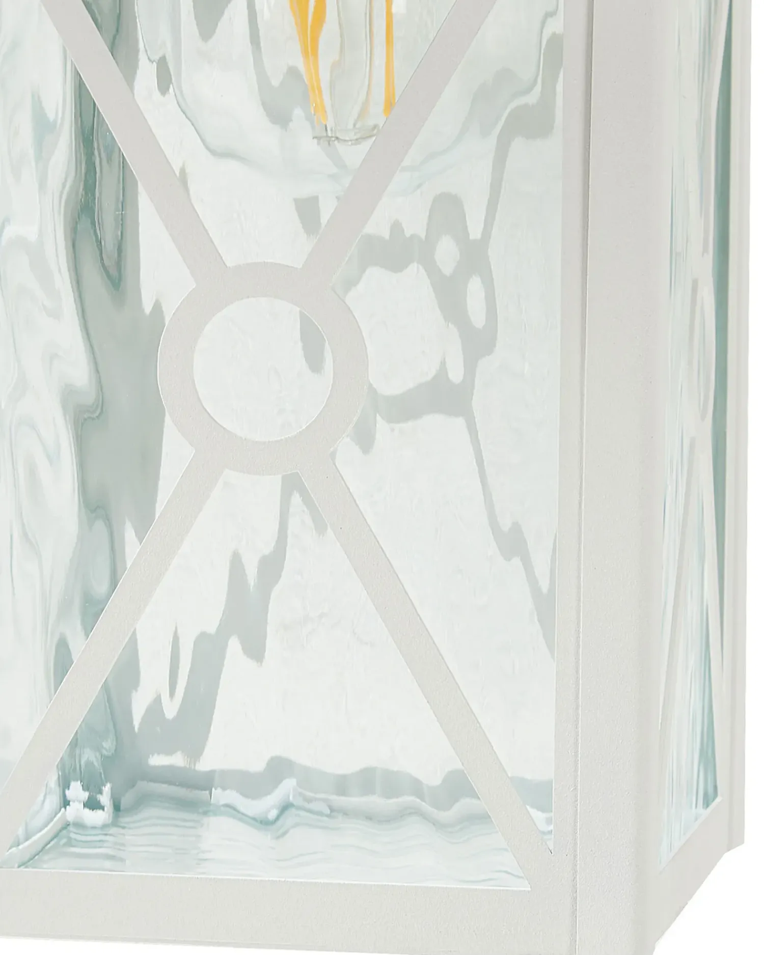 Outlet Beliani Applique a per esterni FINDON Bianco