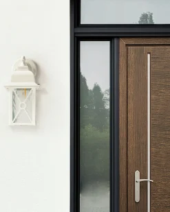 Outlet Beliani Applique a per esterni FINDON Bianco