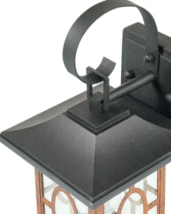 Clearance Beliani Applique a per esterni SHAGGIE Marrone Rame Nero