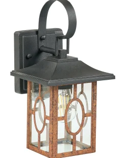 Clearance Beliani Applique a per esterni SHAGGIE Marrone Rame Nero