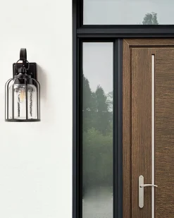 Beliani Applique a per esterni WOOLER Nero