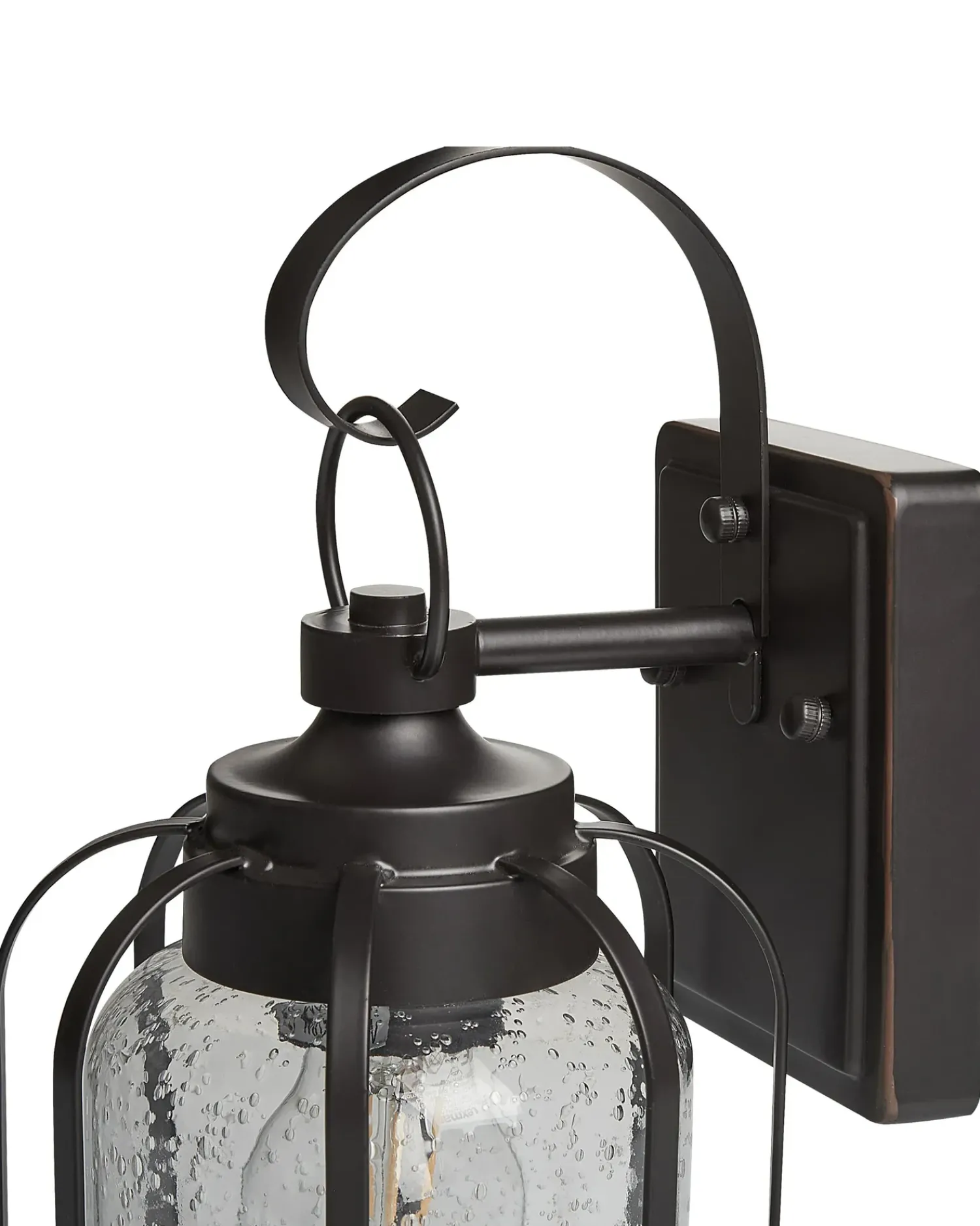 Beliani Applique a per esterni WOOLER Nero