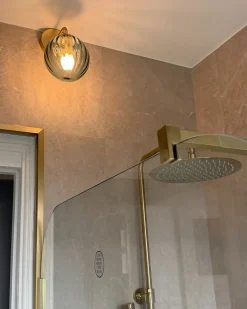 Outlet Beliani Applique BOOMI Metallo Blu Blu Oro