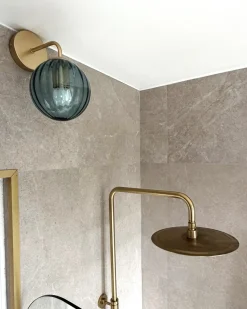 Outlet Beliani Applique BOOMI Metallo Blu Blu Oro
