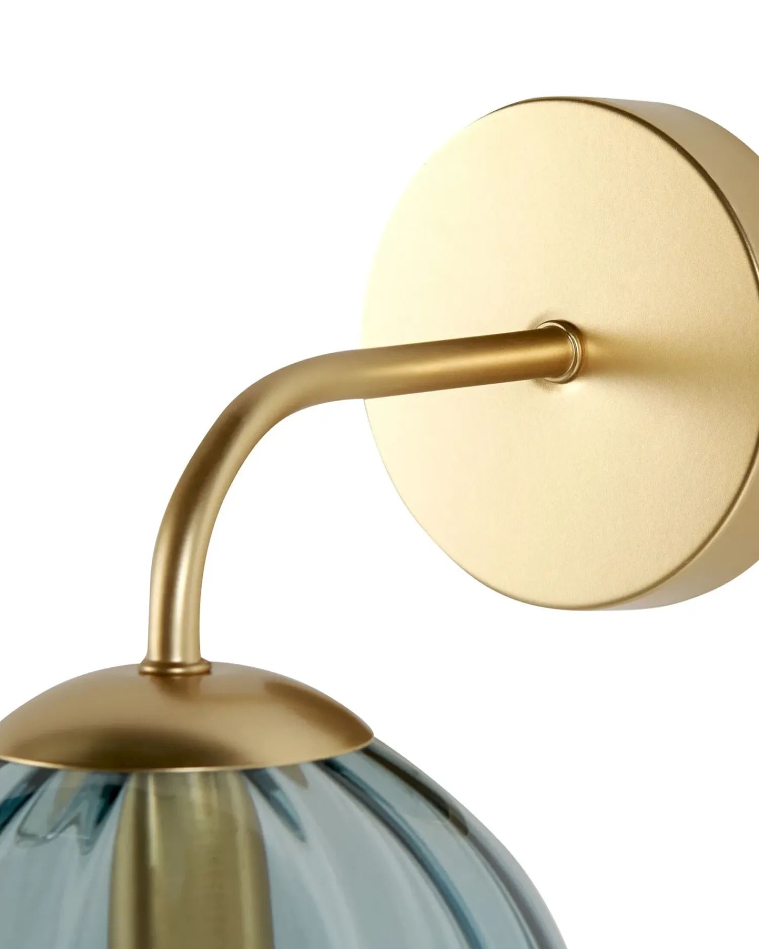 Outlet Beliani Applique BOOMI Metallo Blu Blu Oro