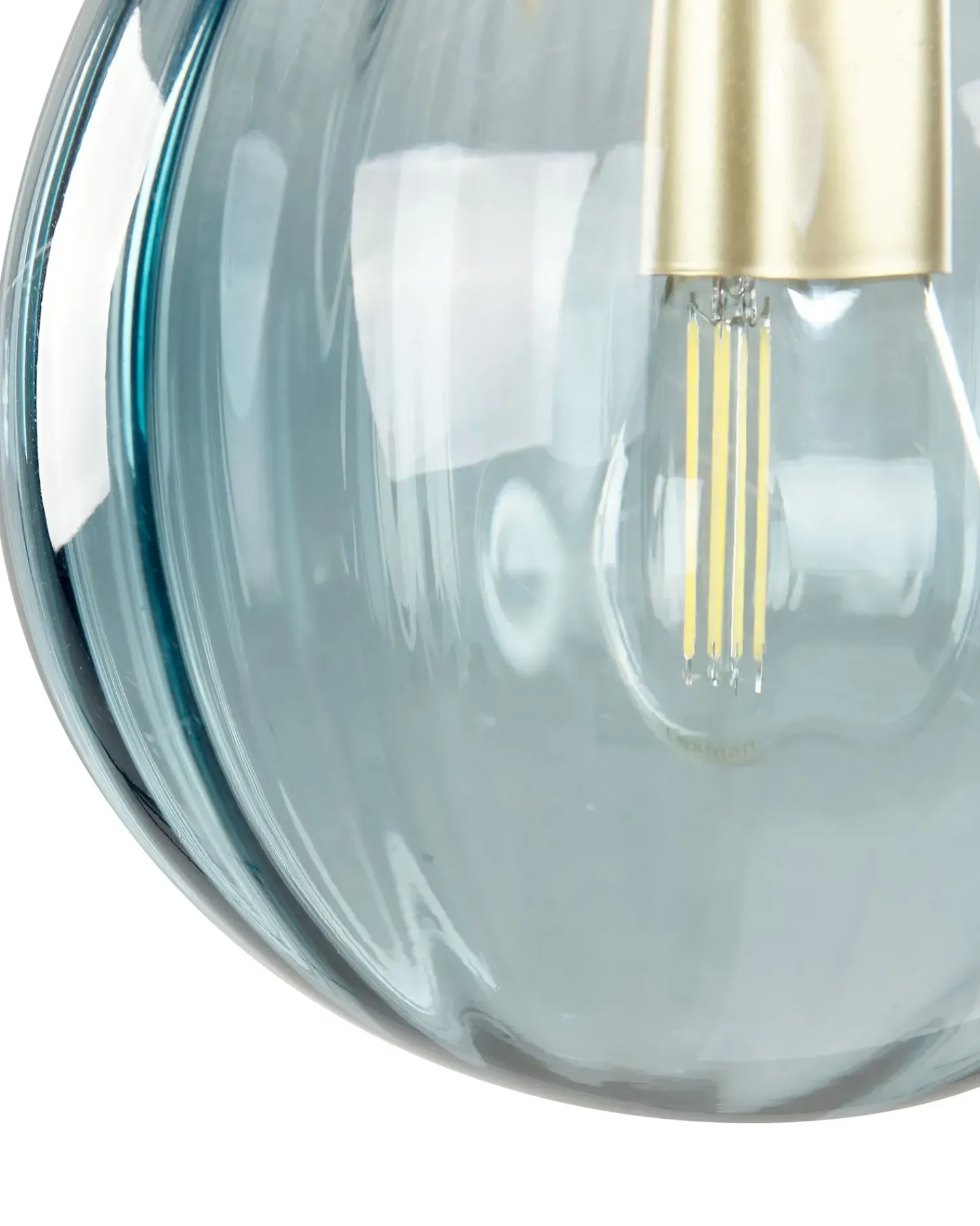 Outlet Beliani Applique BOOMI Metallo Blu Blu Oro