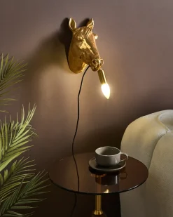 Hot Beliani Applique Cavallo PHILIPPE Oro Ottone Oro