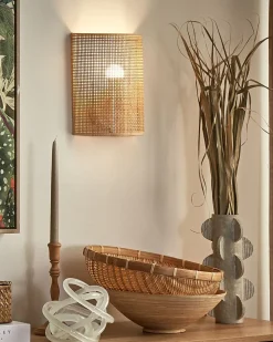 Beliani Applique DEMITRIE Rattan Naturale