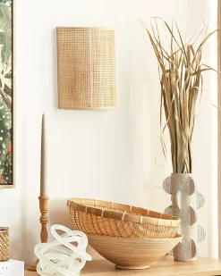 Beliani Applique DEMITRIE Rattan Naturale