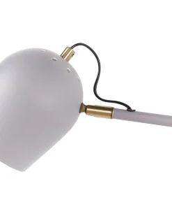 Clearance Beliani Applique ESTRELLA Regolabile Metallo Grigio chiaro Bianco Grigio Ottone