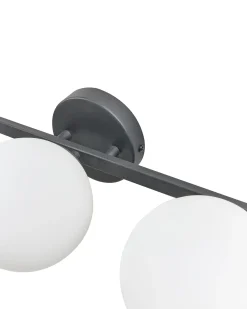 Hot Beliani Applique GIMONE Metallo Nero Bianco Nero