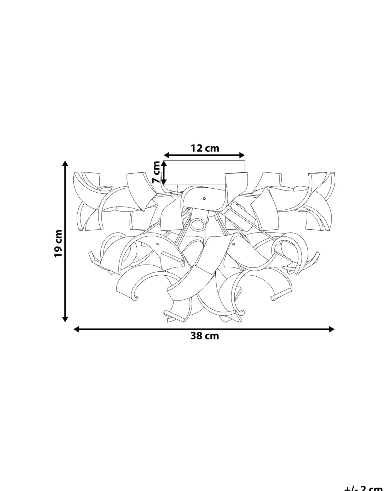 Discount Beliani Applique ICANA Metallo Argento