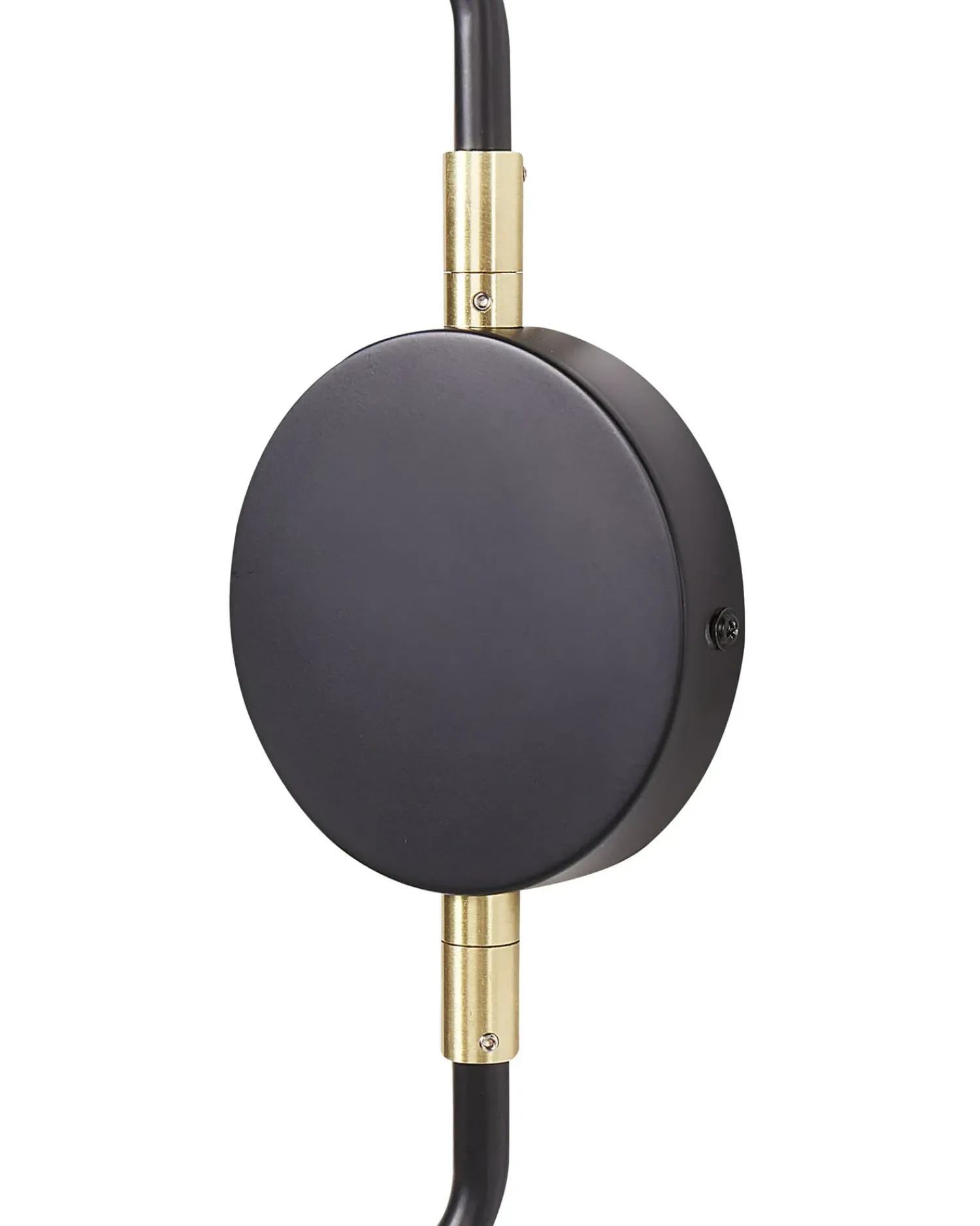 Outlet Beliani Applique KADASSA Regolabile Metallo Nero Nero Oro
