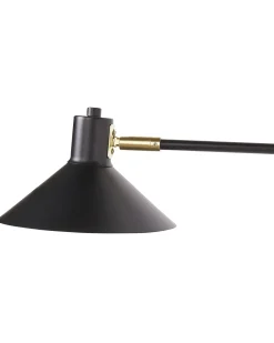 Outlet Beliani Applique KADASSA Regolabile Metallo Nero Nero Oro